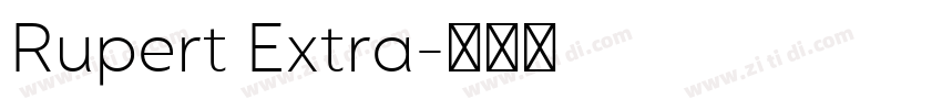 Rupert Extra字体转换